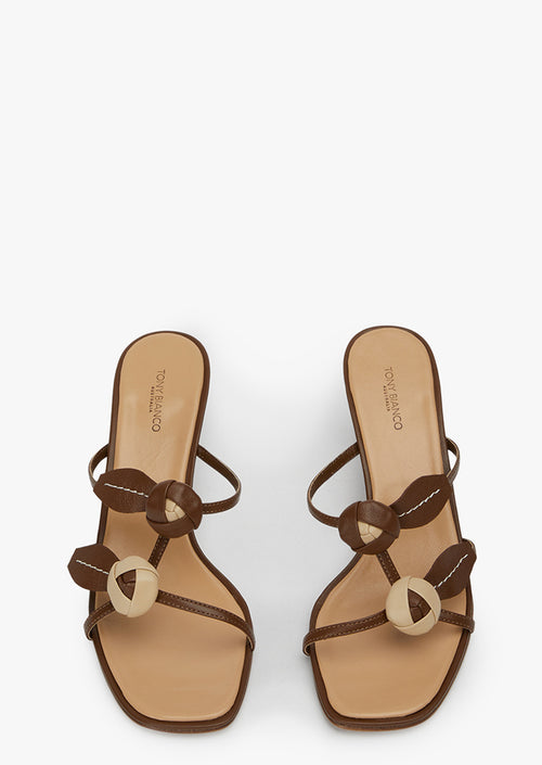 Alpine Mocha Nappa Heels