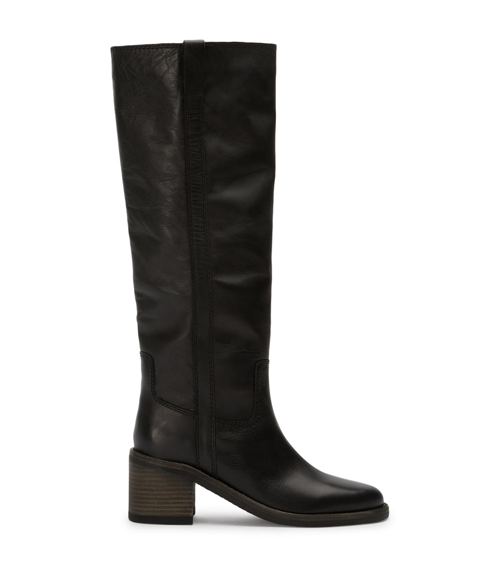 Apache Black Como Calf Boots - Tony Bianco