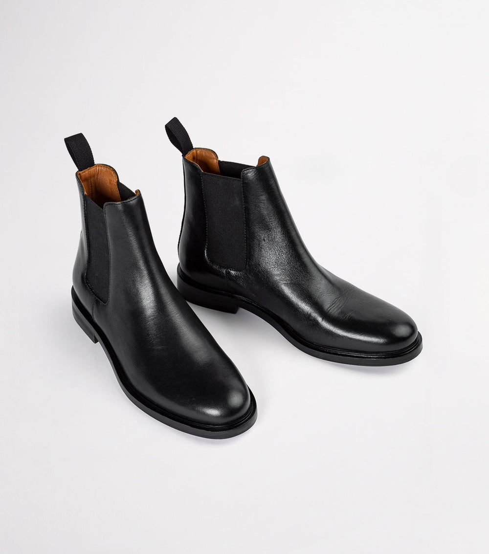 Arctic Black Como Ankle Boots - Tony Bianco