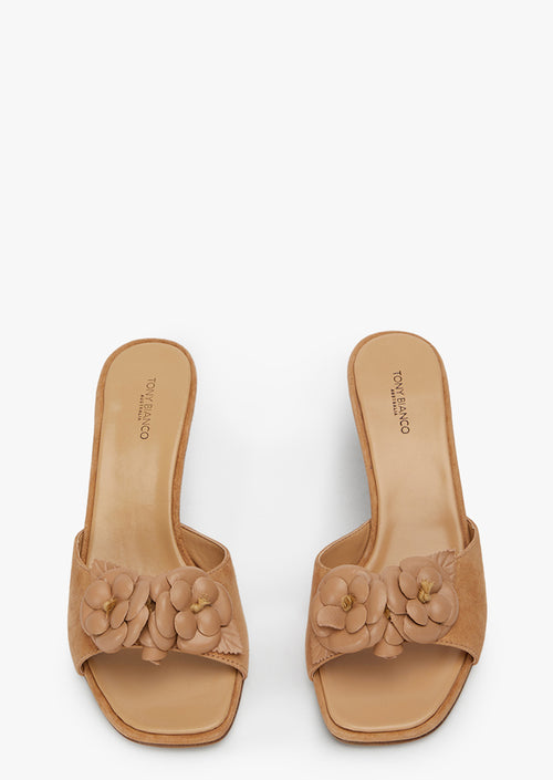 Arvet Butterscotch Suede Heels