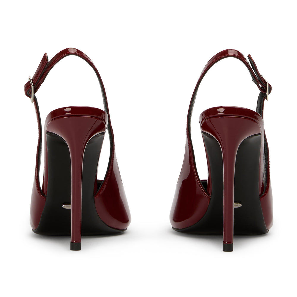 Asti Bordeaux Patent Heels - Tony Bianco