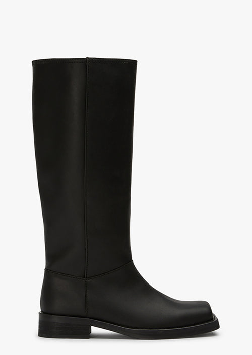 Beckham Black Wax Calf Boots