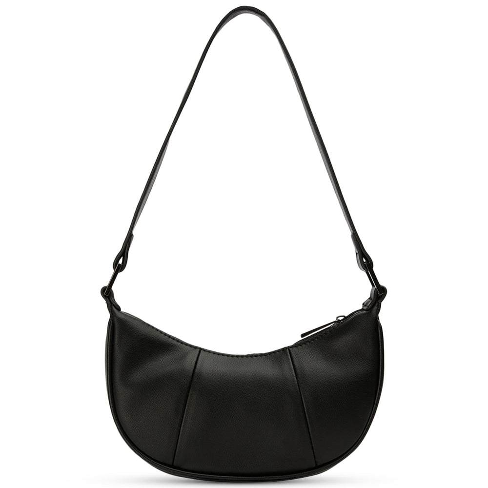 Bela Black Nappa Shoulder Bag - Tony Bianco