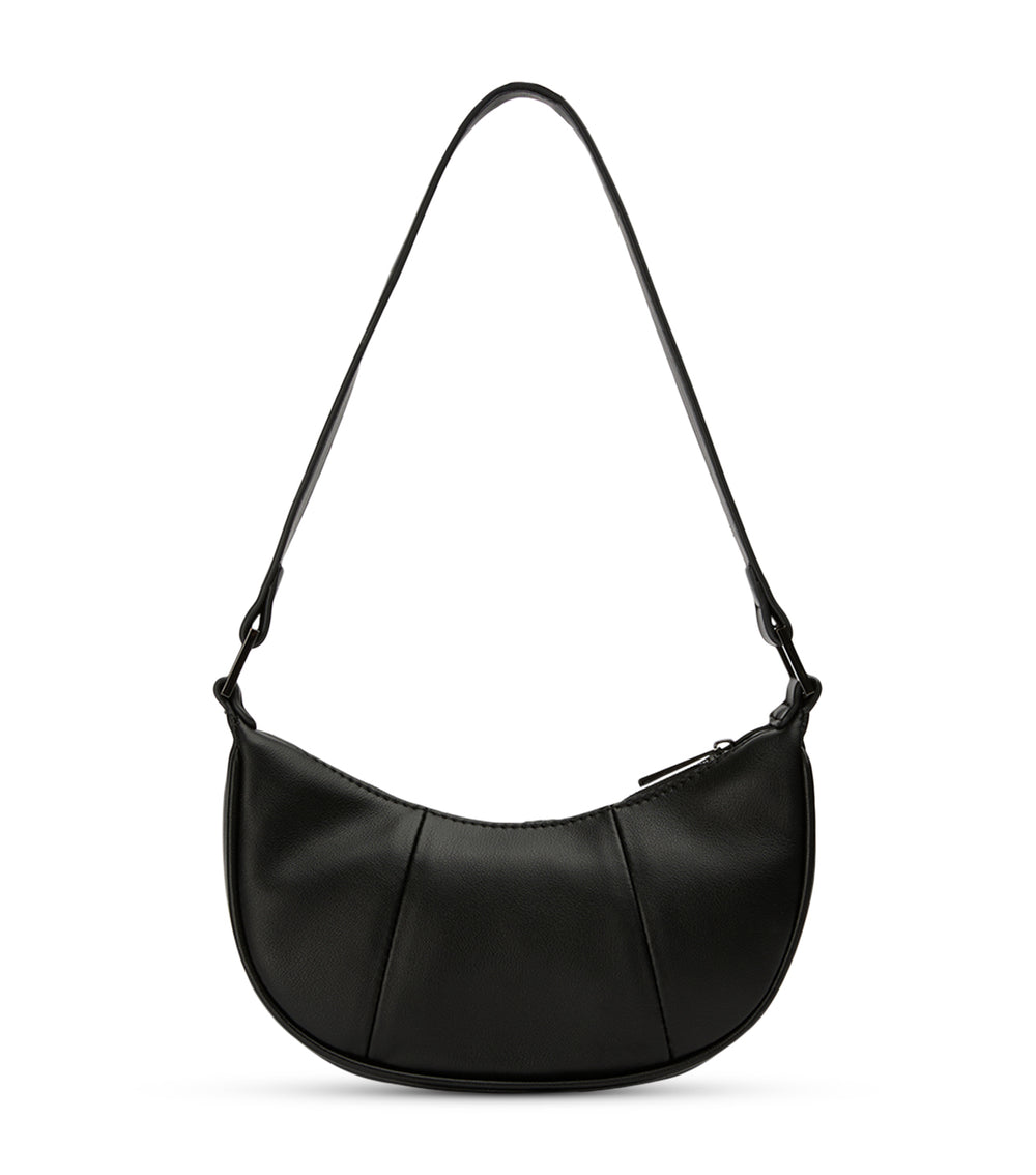 Bela Black Nappa Shoulder Bag - Tony Bianco