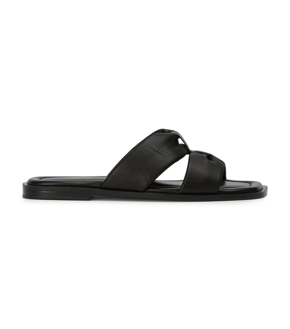 Brock Black Flats - Tony Bianco