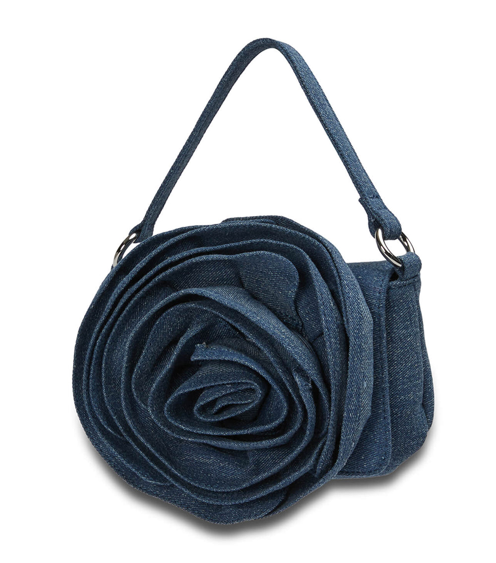 Carrie Blue Denim Mini Handbags - Tony Bianco