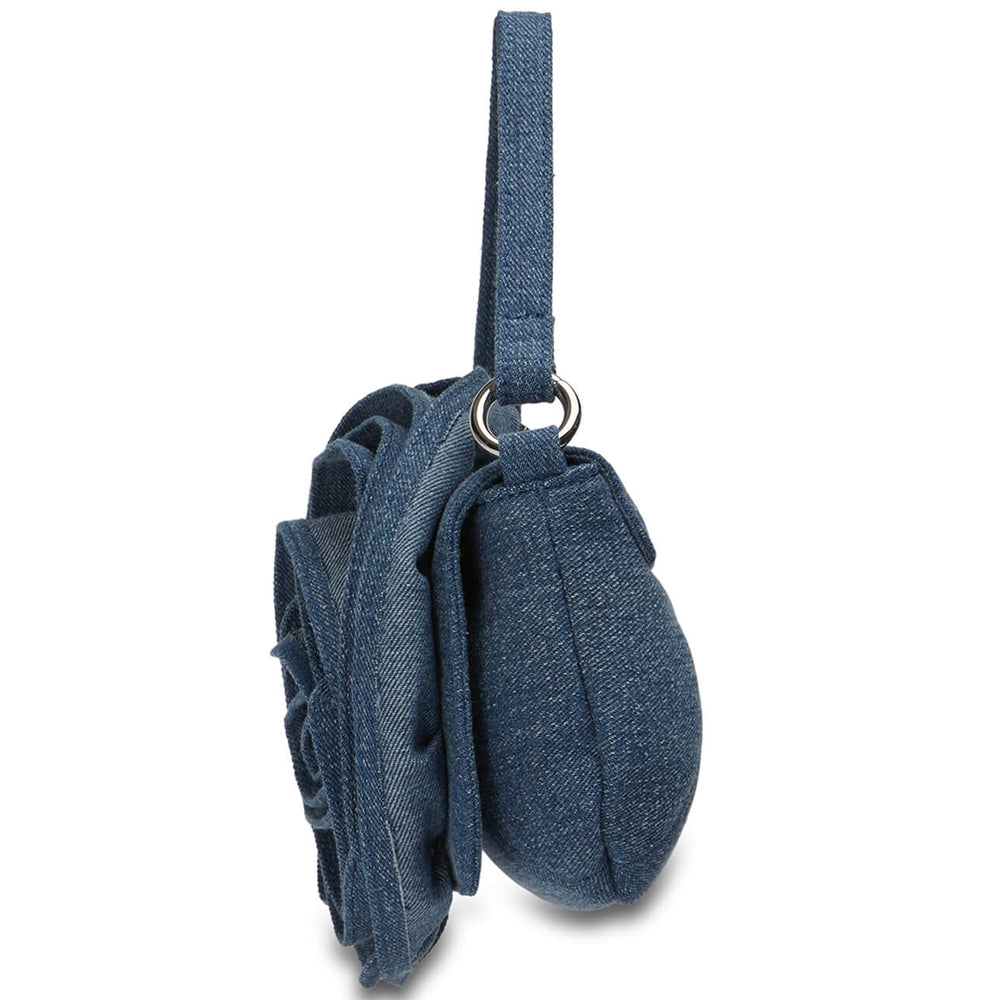 Carrie Blue Denim Mini Handbags - Tony Bianco