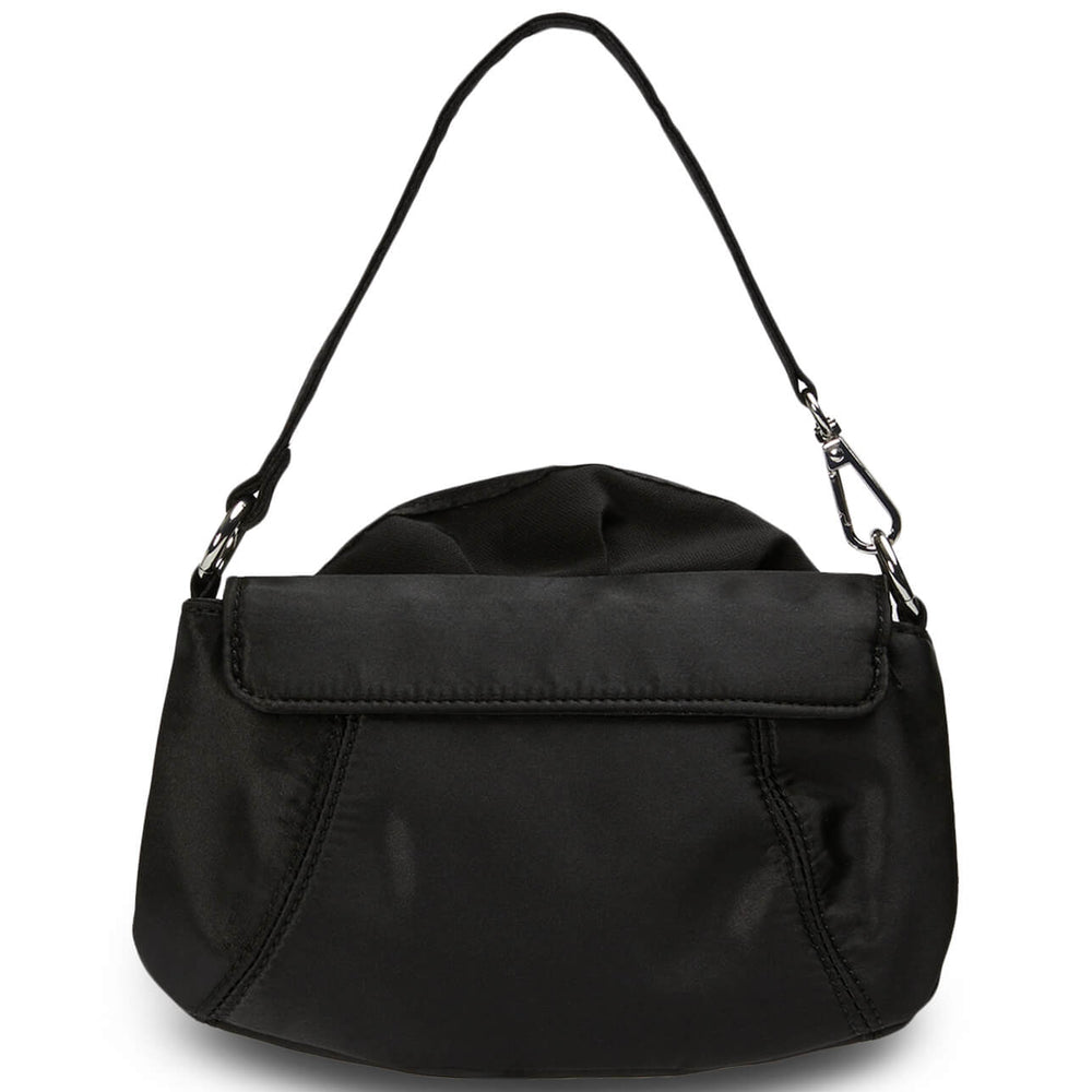 Carrie Black Satin Mini Handbags - Tony Bianco