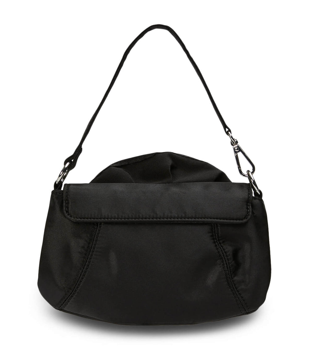 Carrie Black Satin Mini Handbags - Tony Bianco