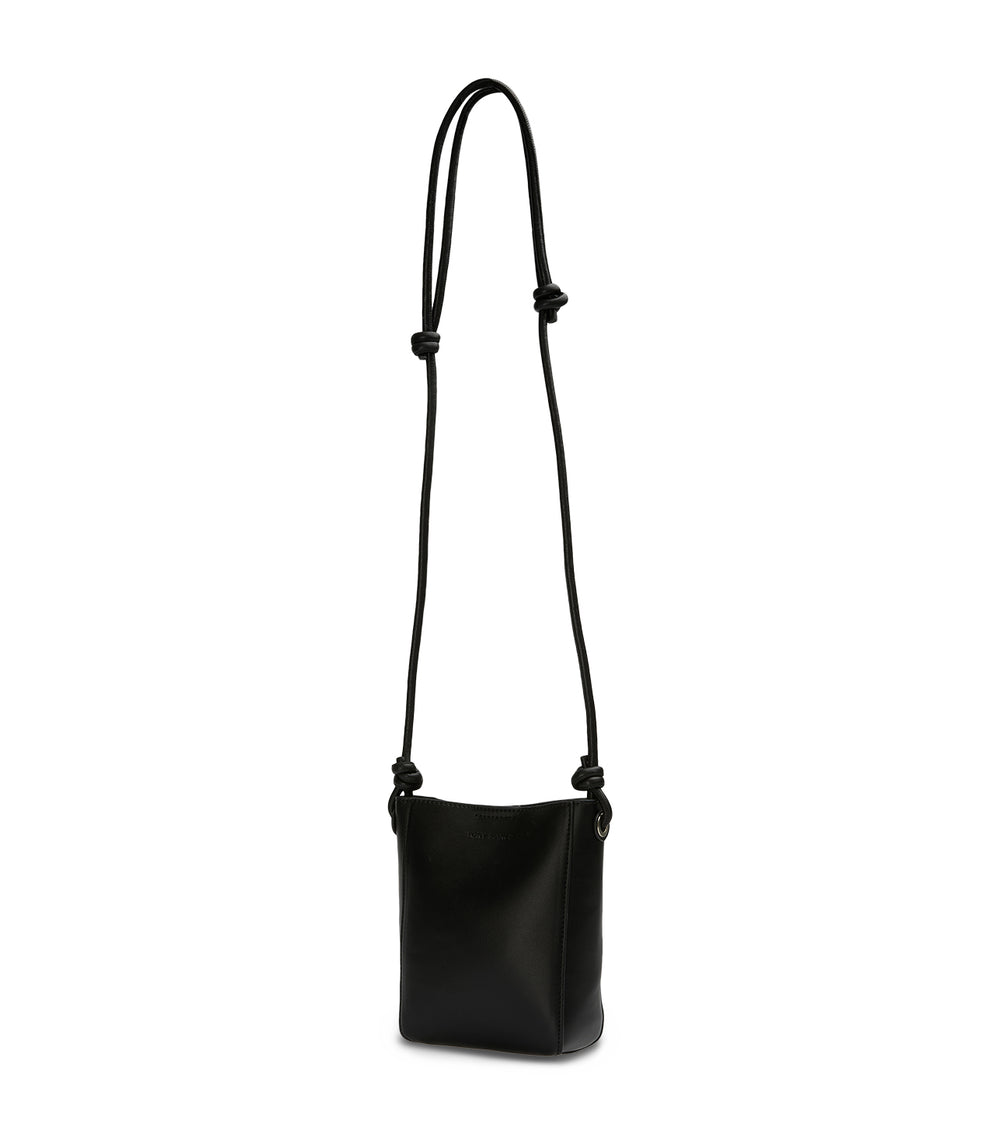 Coco Black Nappa Cross Body Bag - Tony Bianco