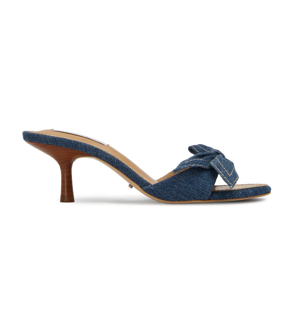 Dakota Vintage Denim Heels - Tony Bianco