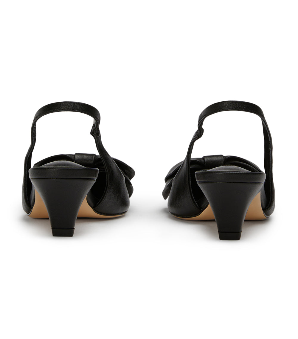 Divine Black Nappa Heels - Tony Bianco