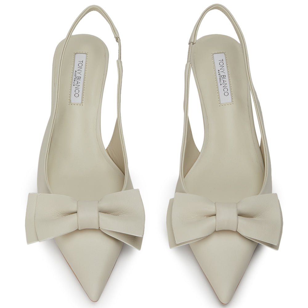 Divine Dove Nappa Heels - Tony Bianco