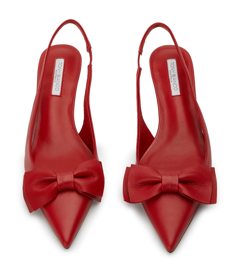 Divine Ruby Nappa Heels - Tony Bianco