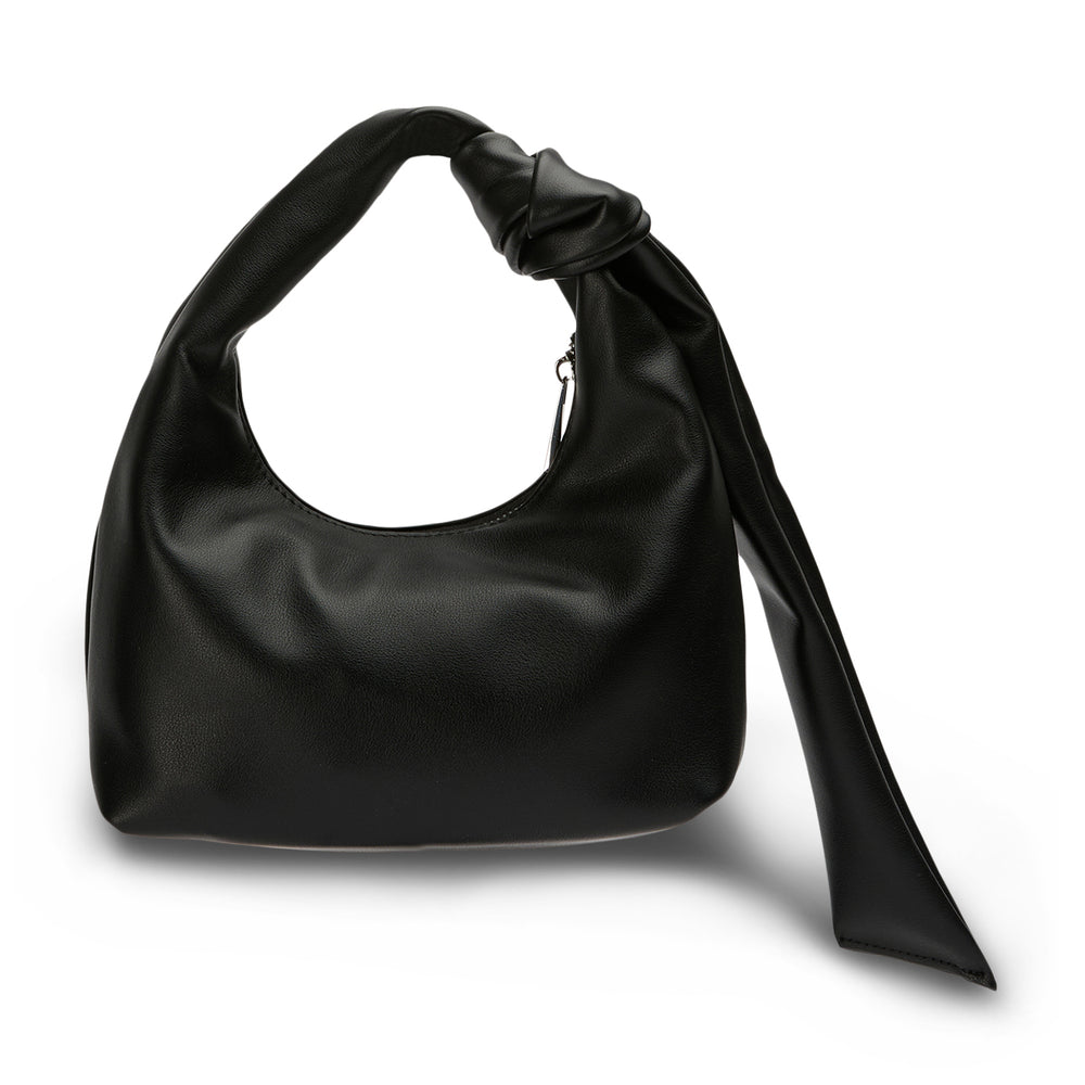 Elsa Black Nappa Shoulder Bag - Tony Bianco