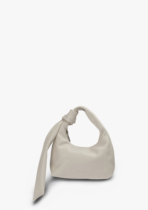 Elsa White Nappa Shoulder Bag