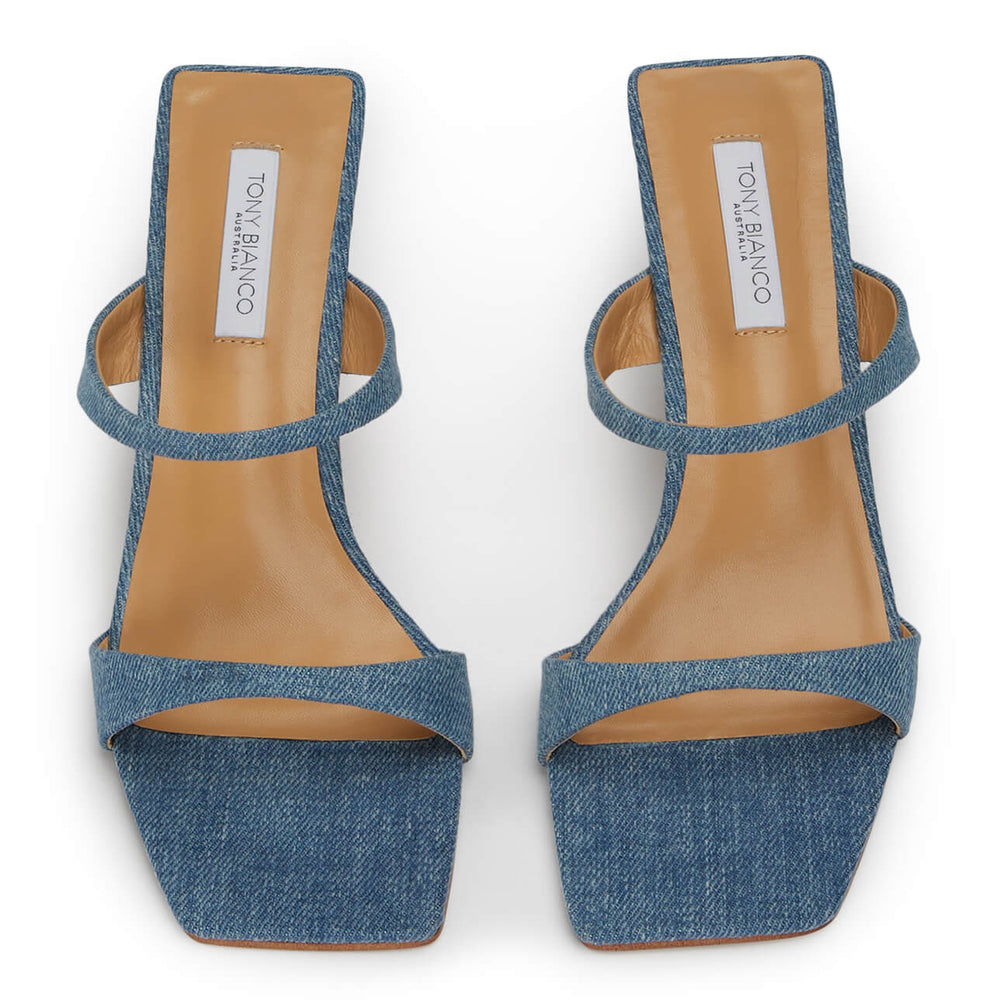 Garcia Washed Denim Wedges - Tony Bianco