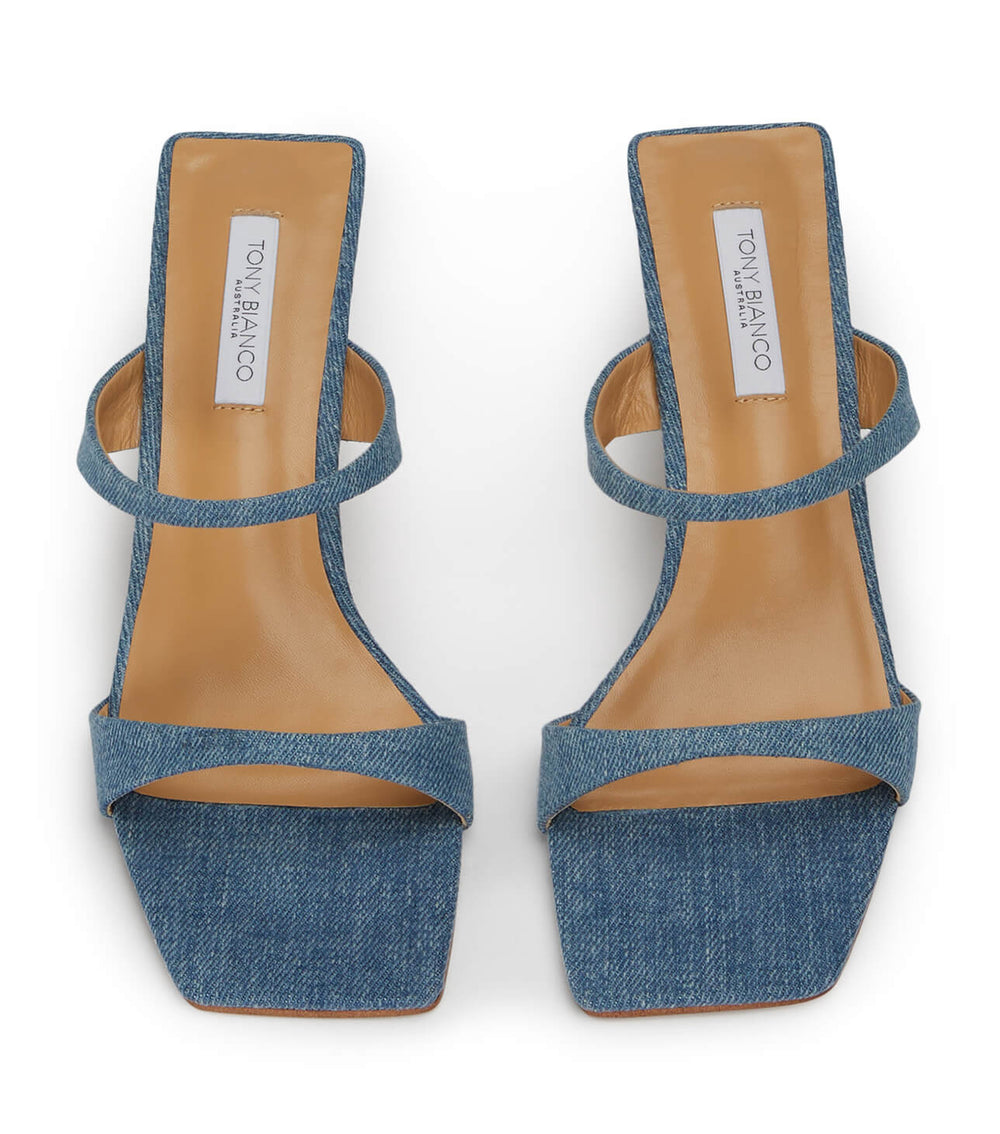 Garcia Washed Denim Wedges - Tony Bianco