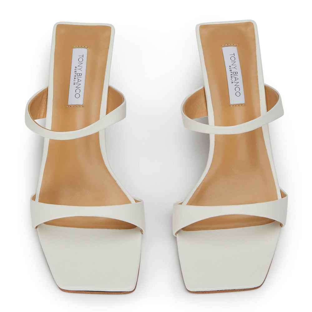 Garcia White Nappa Wedges - Tony Bianco