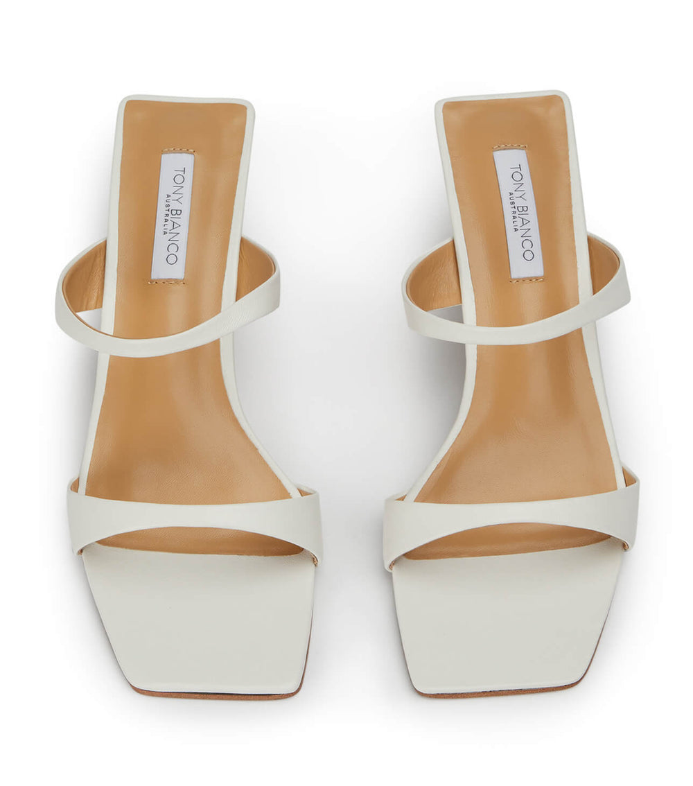 Garcia White Nappa Wedges - Tony Bianco