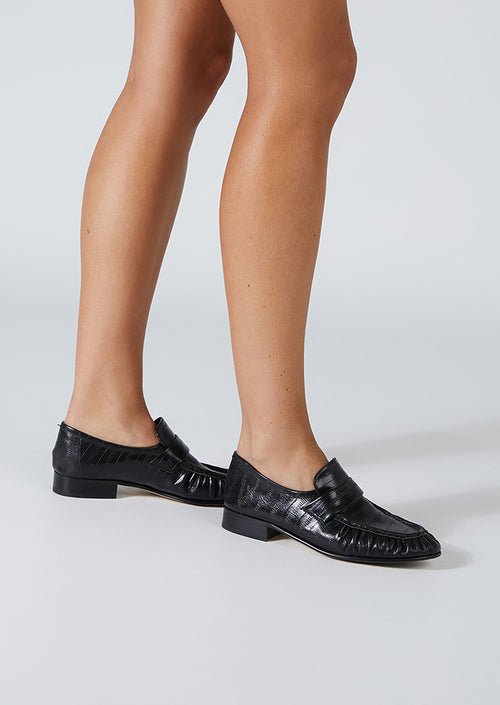 Gatsby Black Anguille Flats