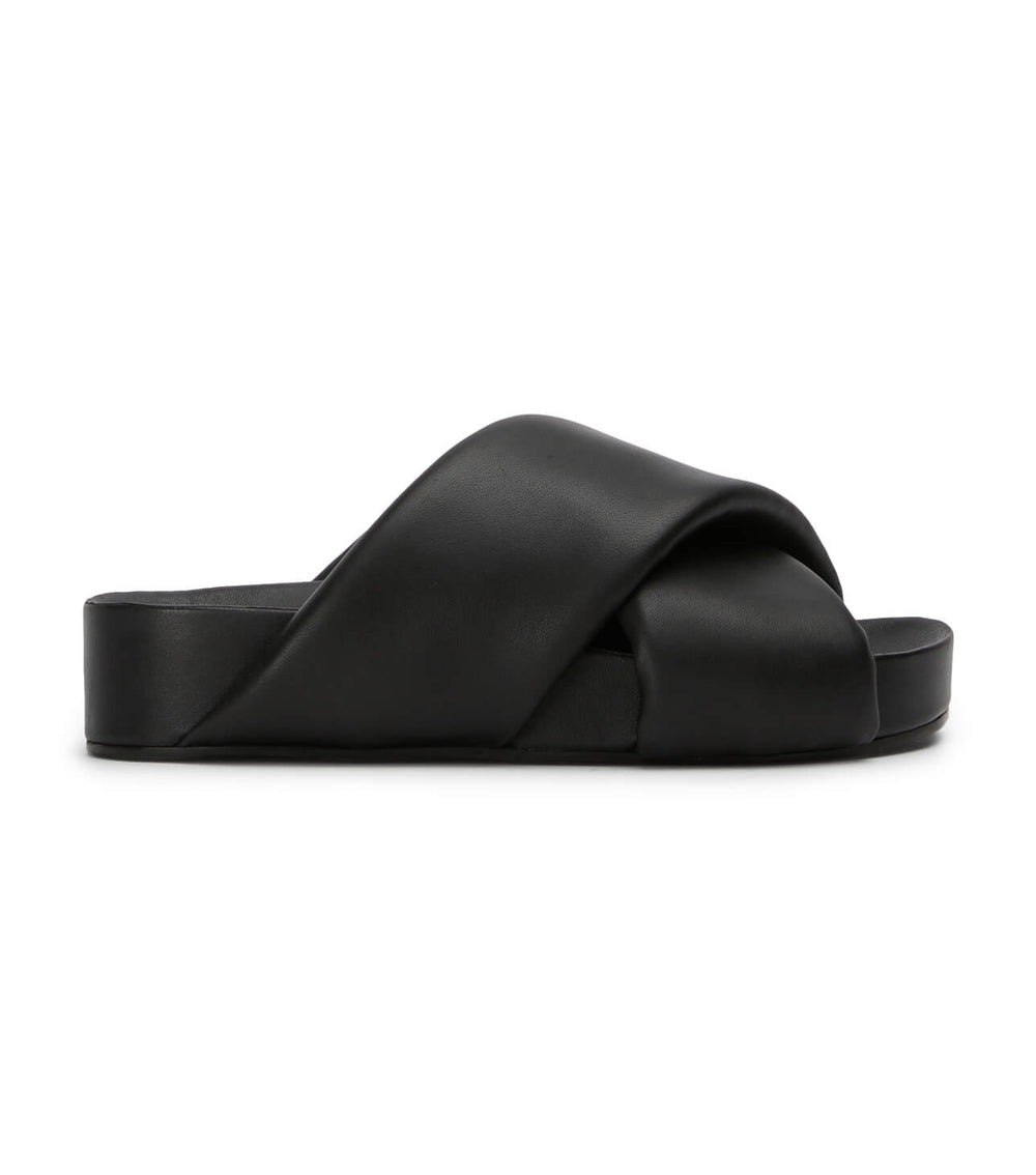 Gem Black Nappa Sandals - Tony Bianco