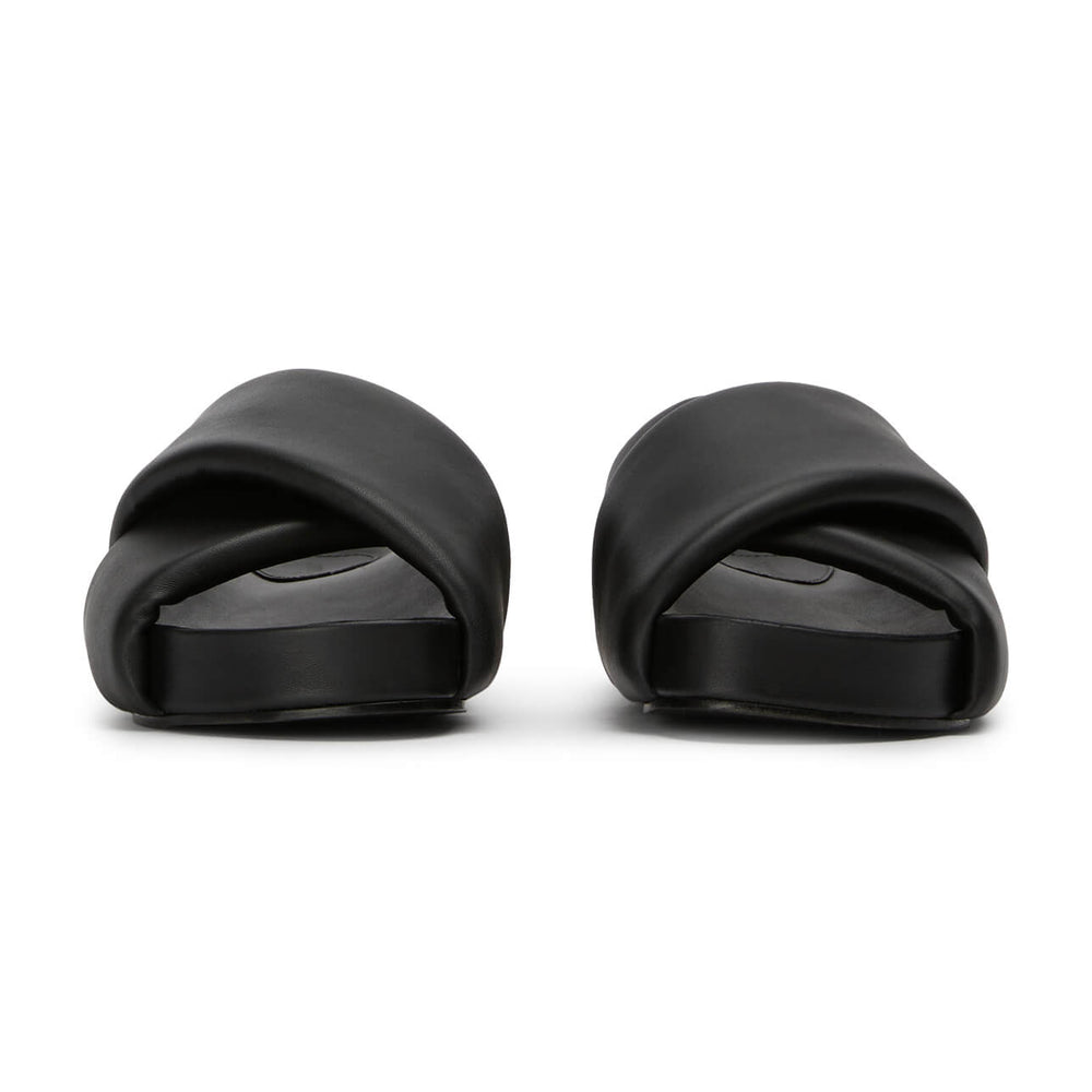 Gem Black Nappa Sandals - Tony Bianco