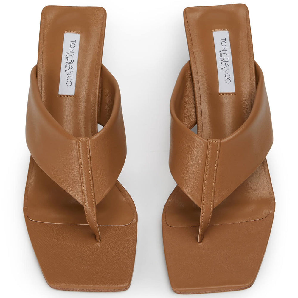 Gemini Tan Nappa Wedges - Tony Bianco