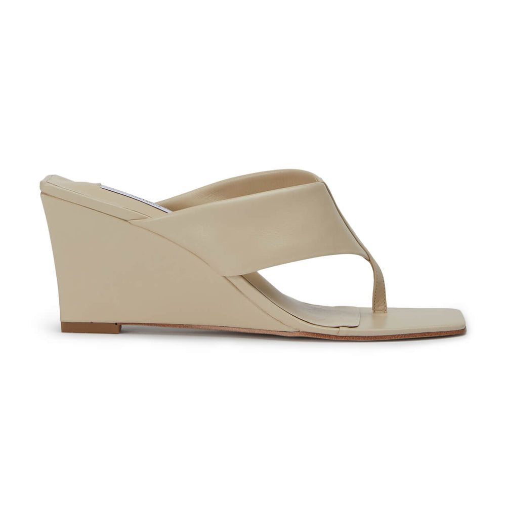 Gemini Vanilla Nappa Wedges - Tony Bianco