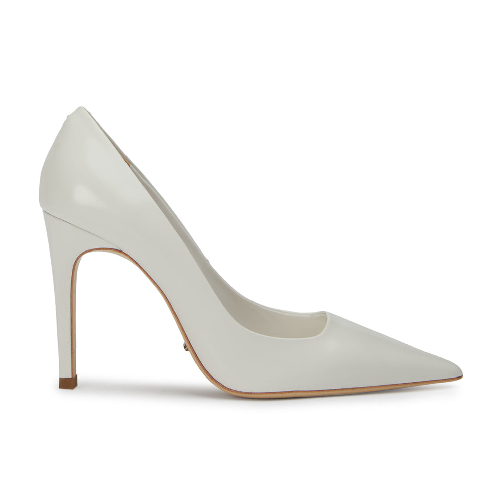 Genius White Hi Shine Heels - Tony Bianco