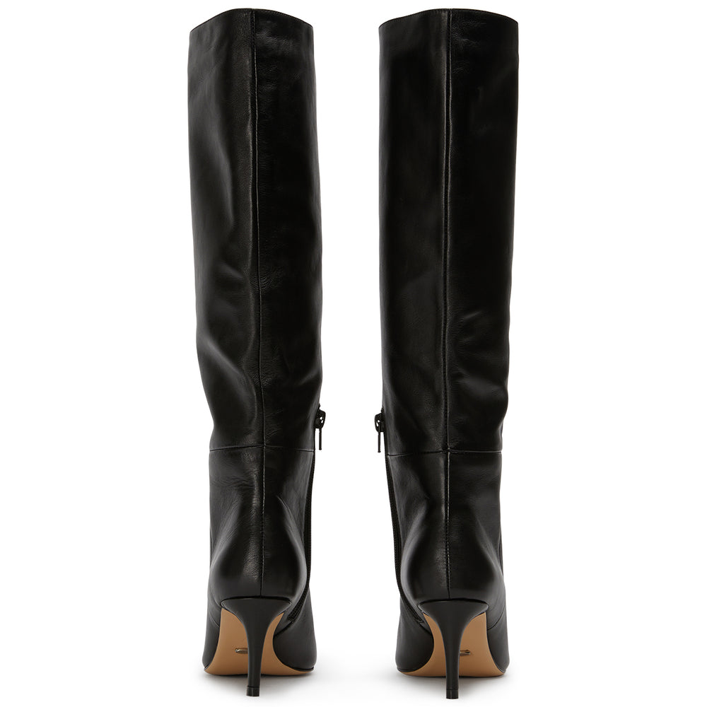 Ghost Black Venice Calf Boots - Tony Bianco