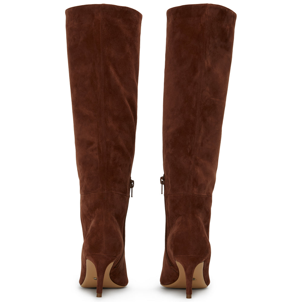 Ghost Walnut Suede Calf Boots - Tony Bianco