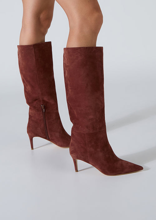 Ghost Walnut Suede Calf Boots