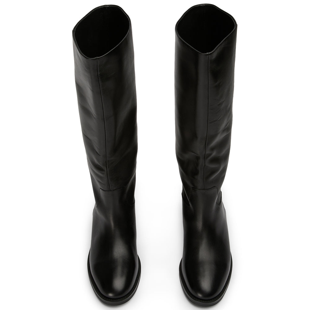 Grange Black Como Calf Boots - Tony Bianco