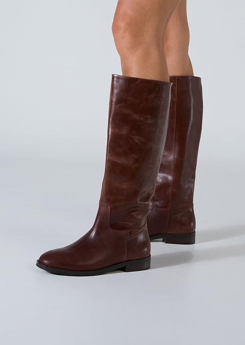 Grange Saddle Wax Calf Boots