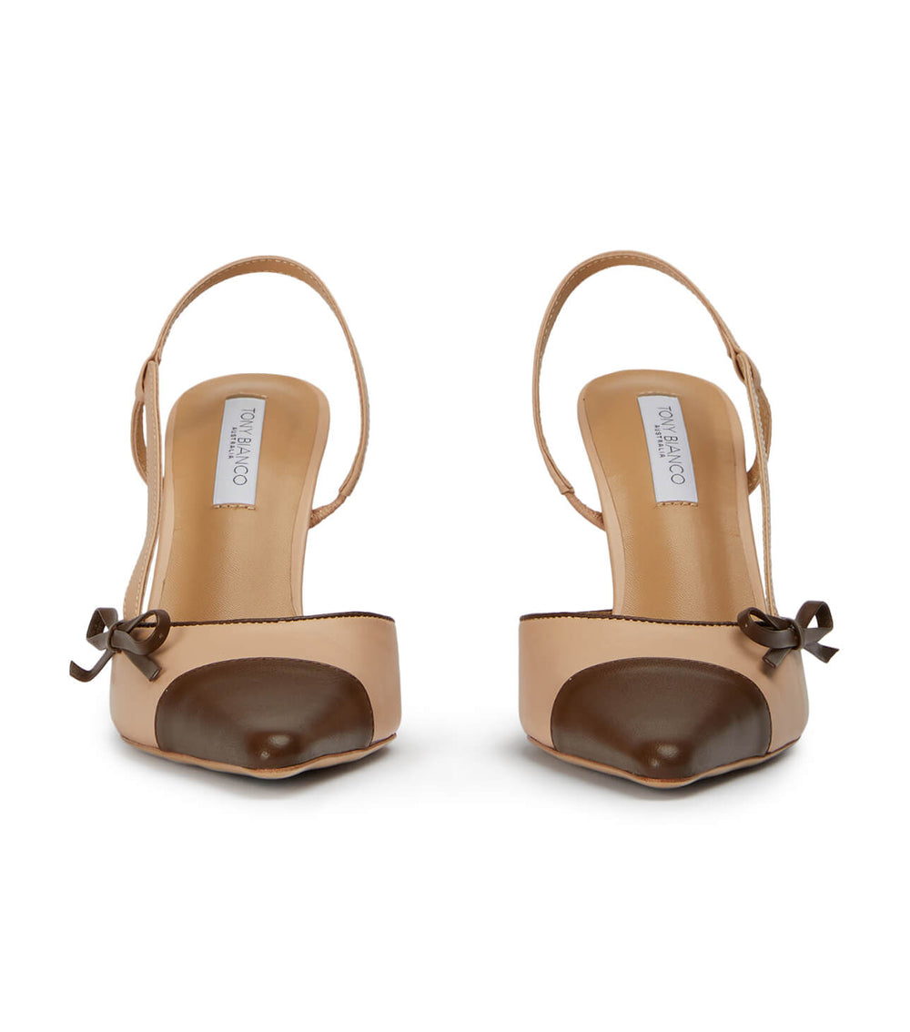 Harmony Beech/Mocha Heels - Tony Bianco