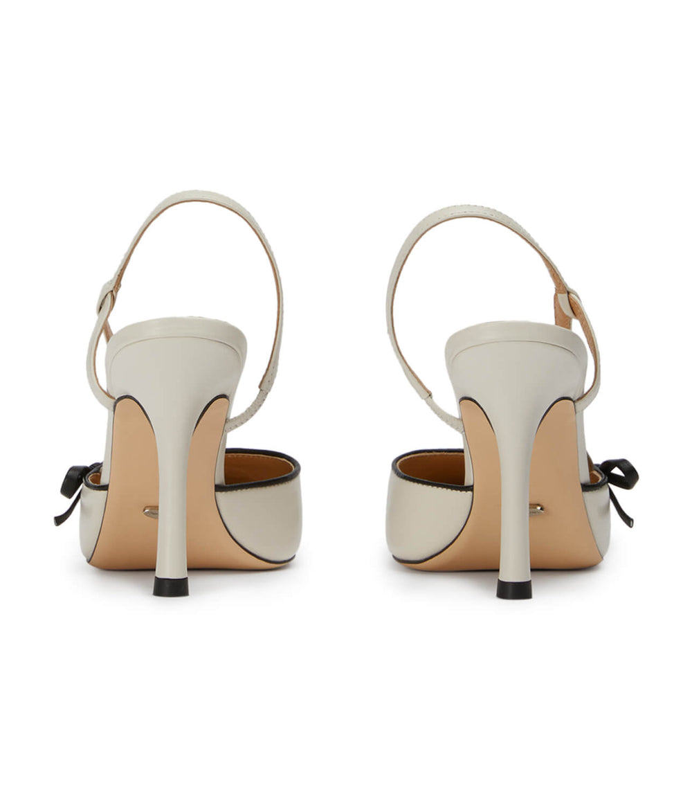 Harmony Bone/Black Heels - Tony Bianco