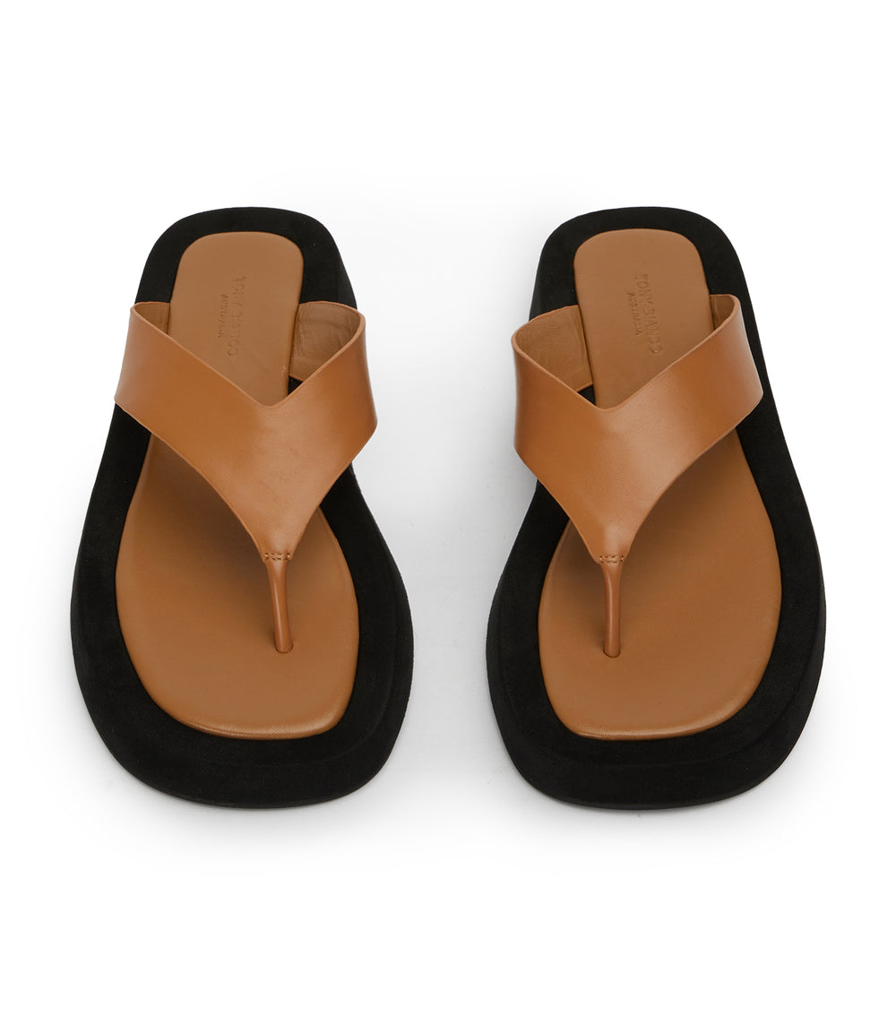 Ives Tan Como Sandals - Tony Bianco