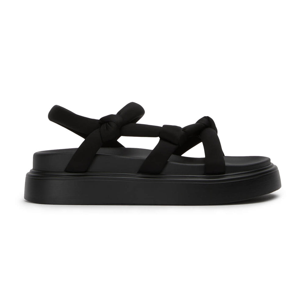 Jasper Black Scuba Sandals - Tony Bianco