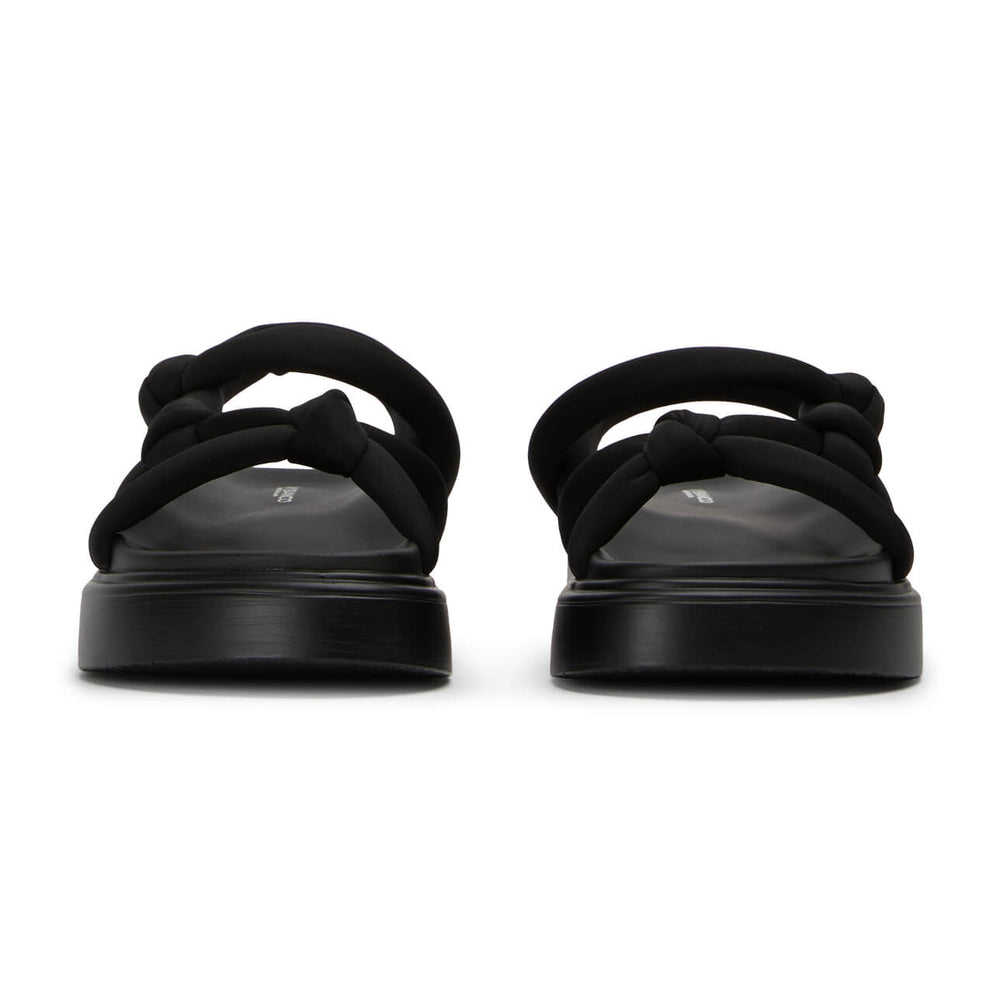 Jasper Black Scuba Sandals - Tony Bianco