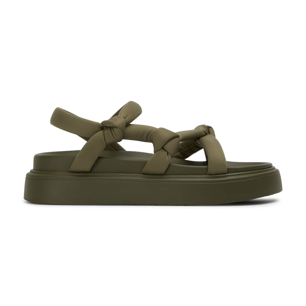 Jasper Khaki Scuba Sandals - Tony Bianco