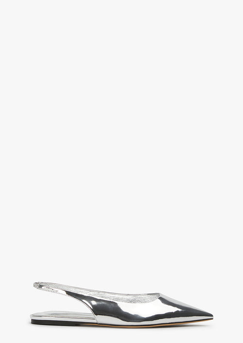 Javier Silver Shine Flats