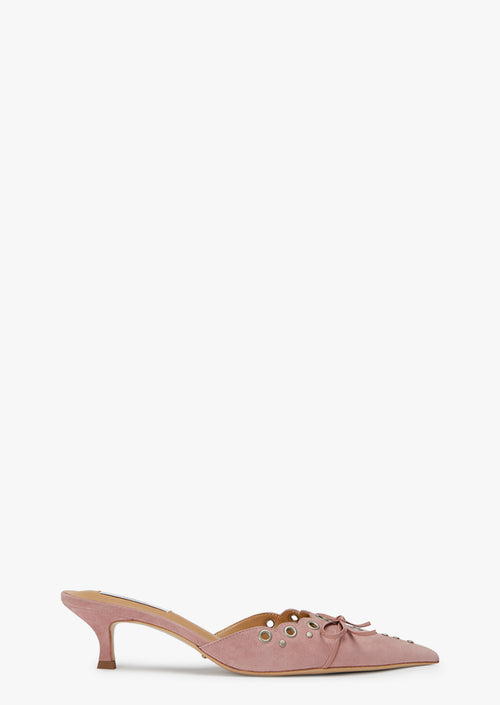 Kae Blossom Suede Heels