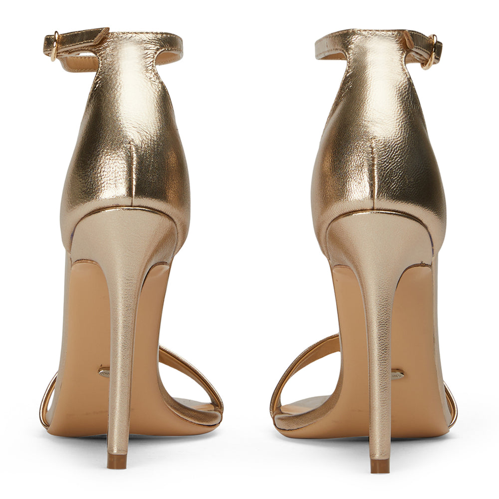 Kameo Amber Nappa Metallic Heels - Tony Bianco