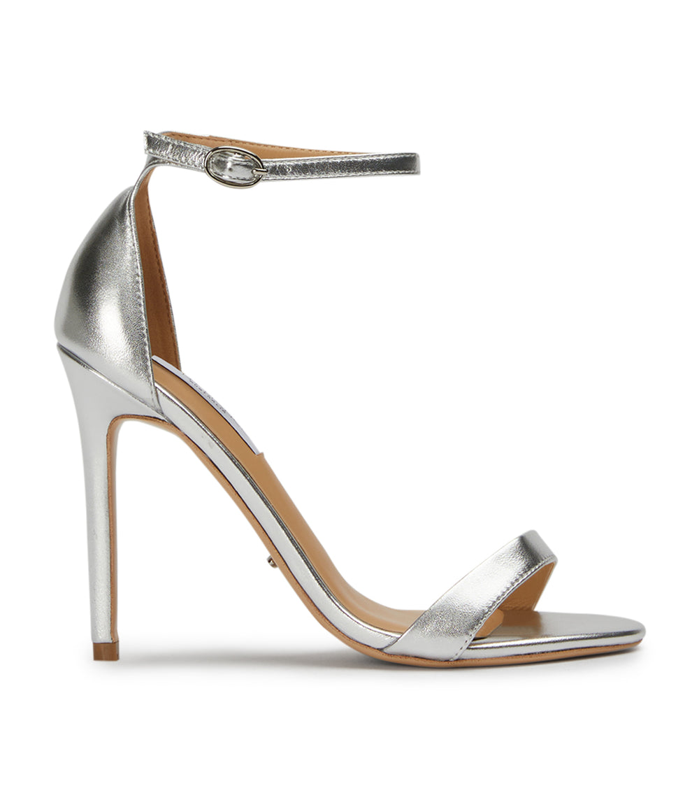 Kameo Silver Nappa Metallic Heels - Tony Bianco