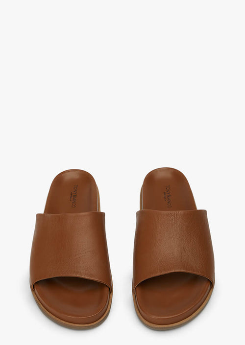 Locki Tan Nappa Sandals