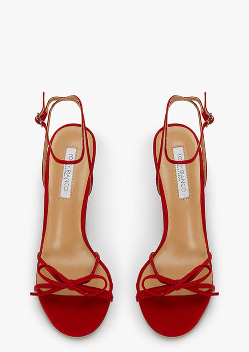 Lover Red Suede Heels