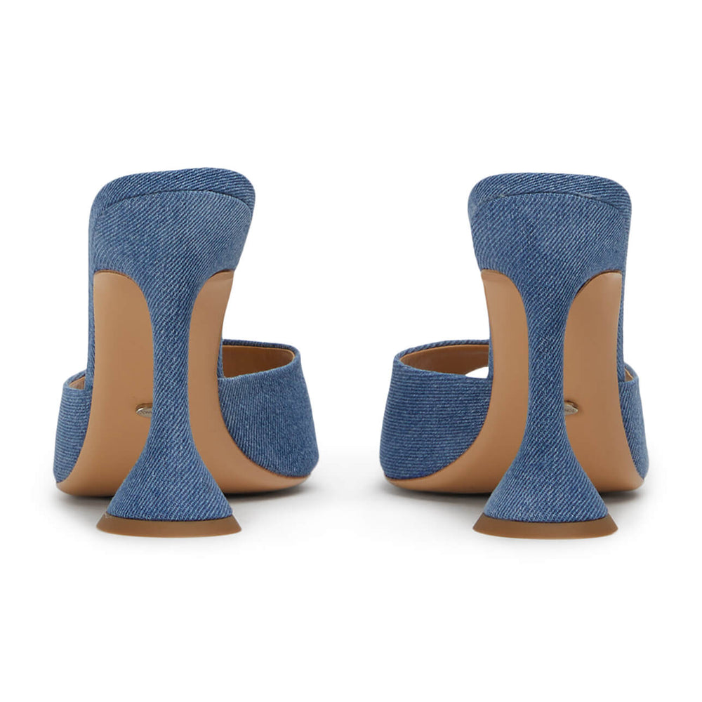 Marcel Washed Denim Heels - Tony Bianco