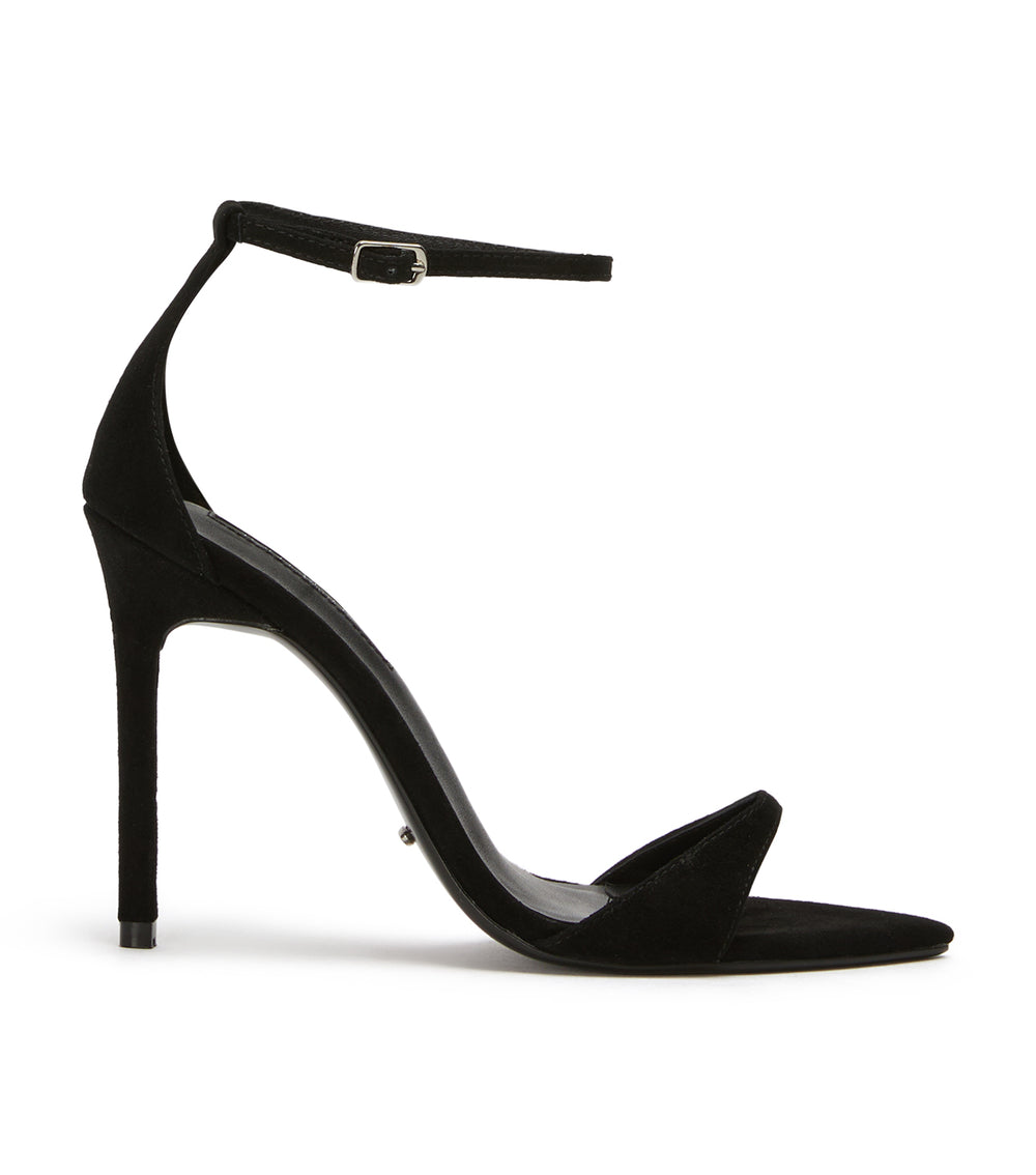 Martini Black Suede Heels - Tony Bianco