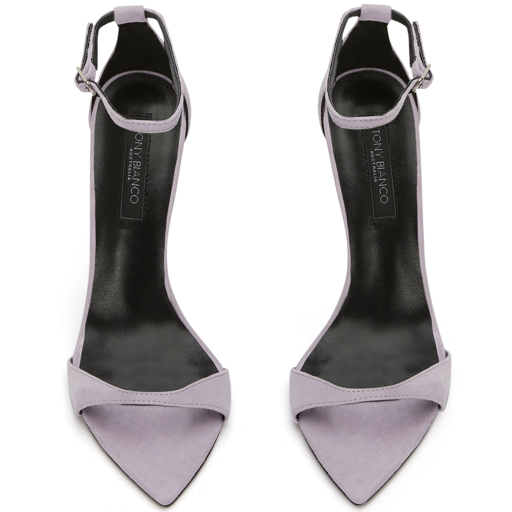 Martini Lavender Suede Heels - Tony Bianco